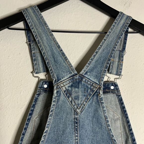 Wild Fable Denim Bib Short Overalls Size XS - Picture 13 of 16
